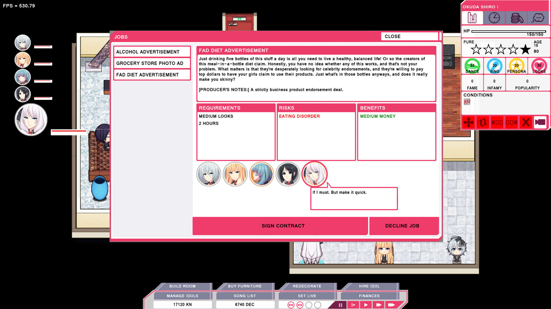 Screenshot for Shining Song Starnova: Idol Empire