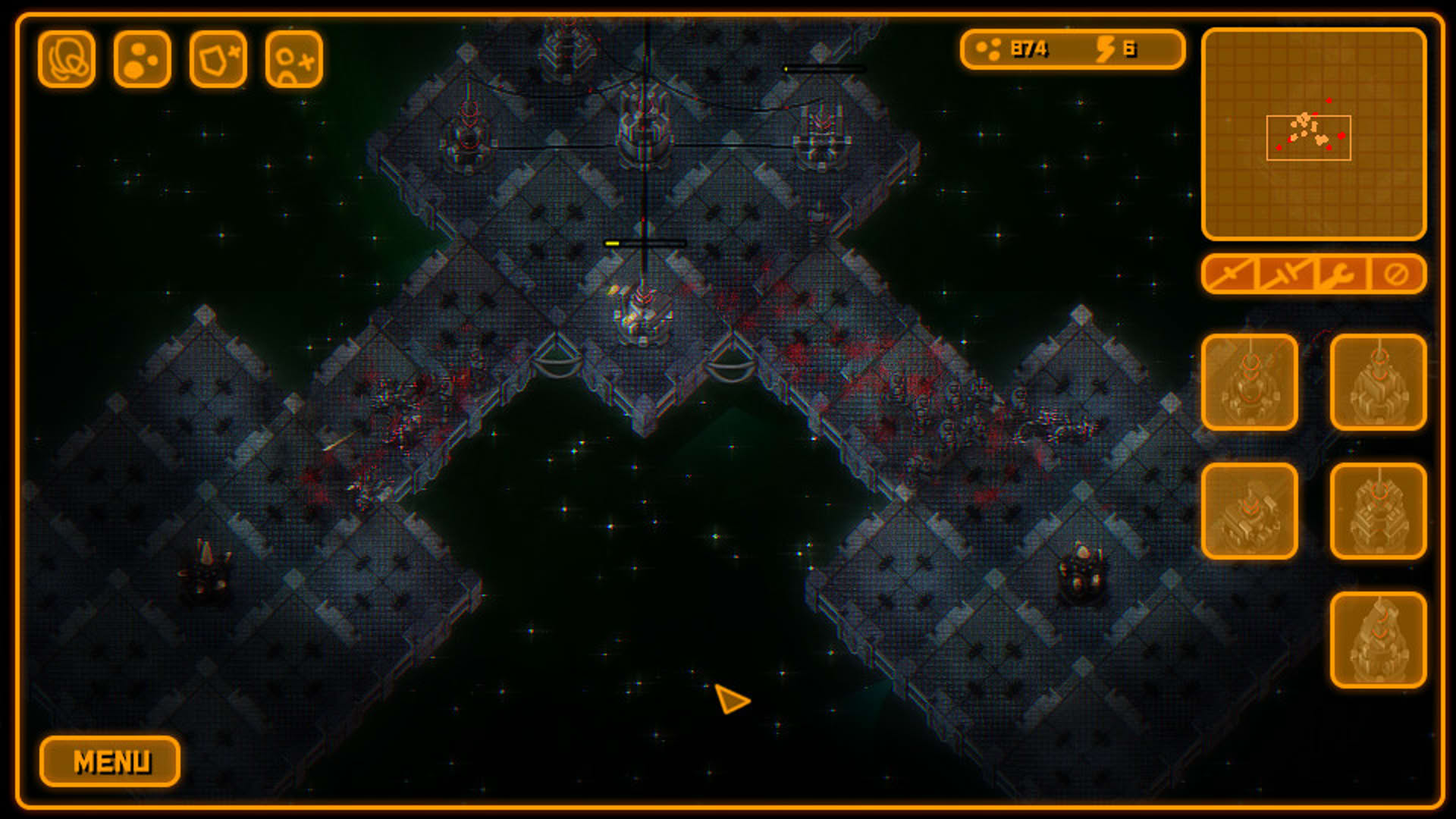 Screenshot for Terminal squad: Swarmites