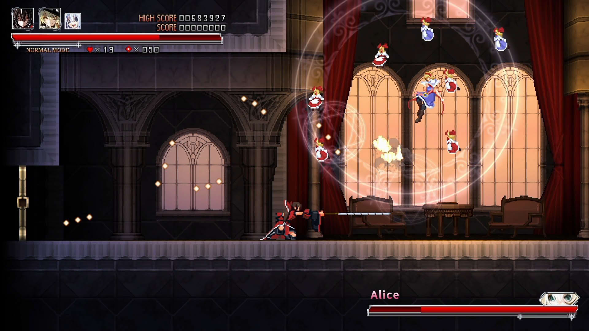 Screenshot for Koumajou Remilia: Scarlet Symphony