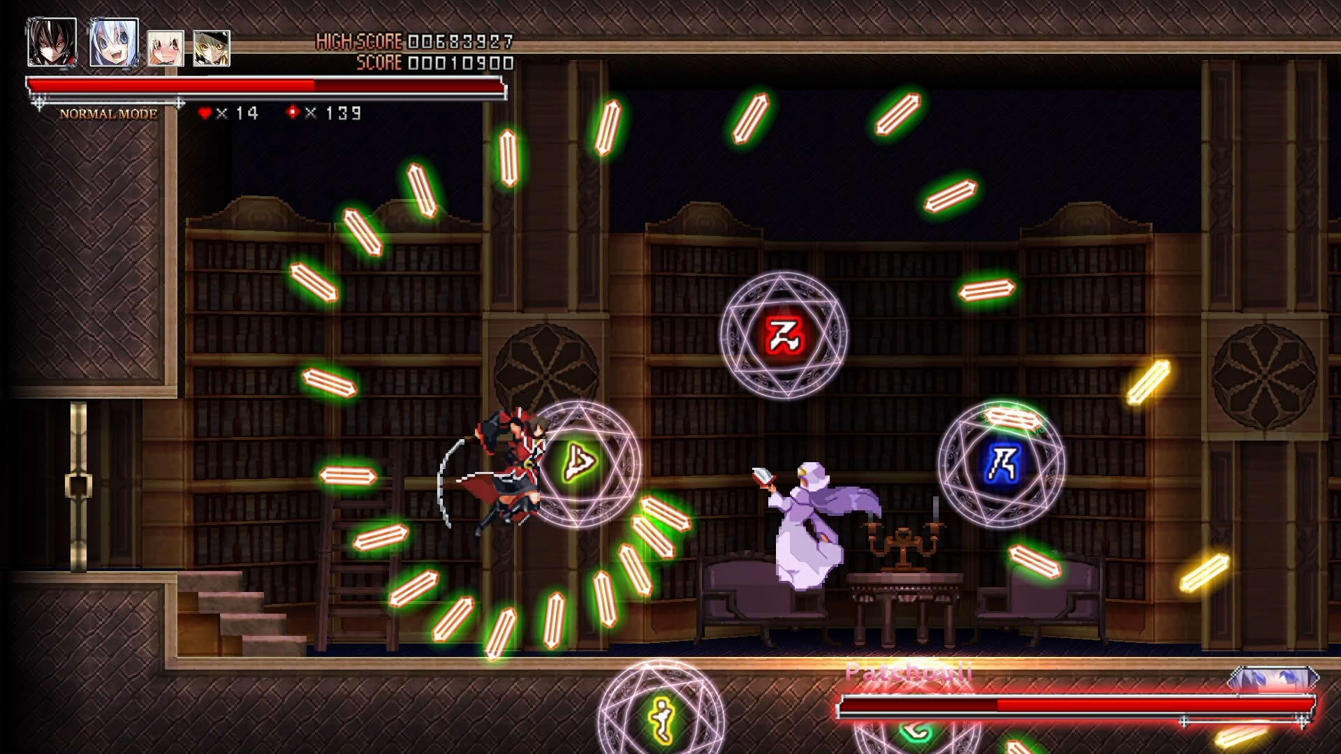 Screenshot for Koumajou Remilia: Scarlet Symphony