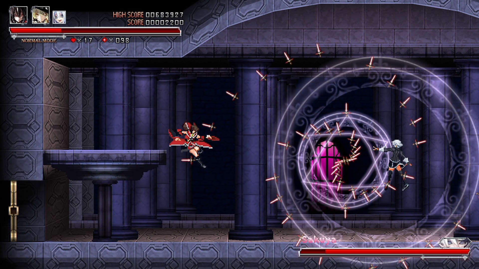 Screenshot for Koumajou Remilia: Scarlet Symphony