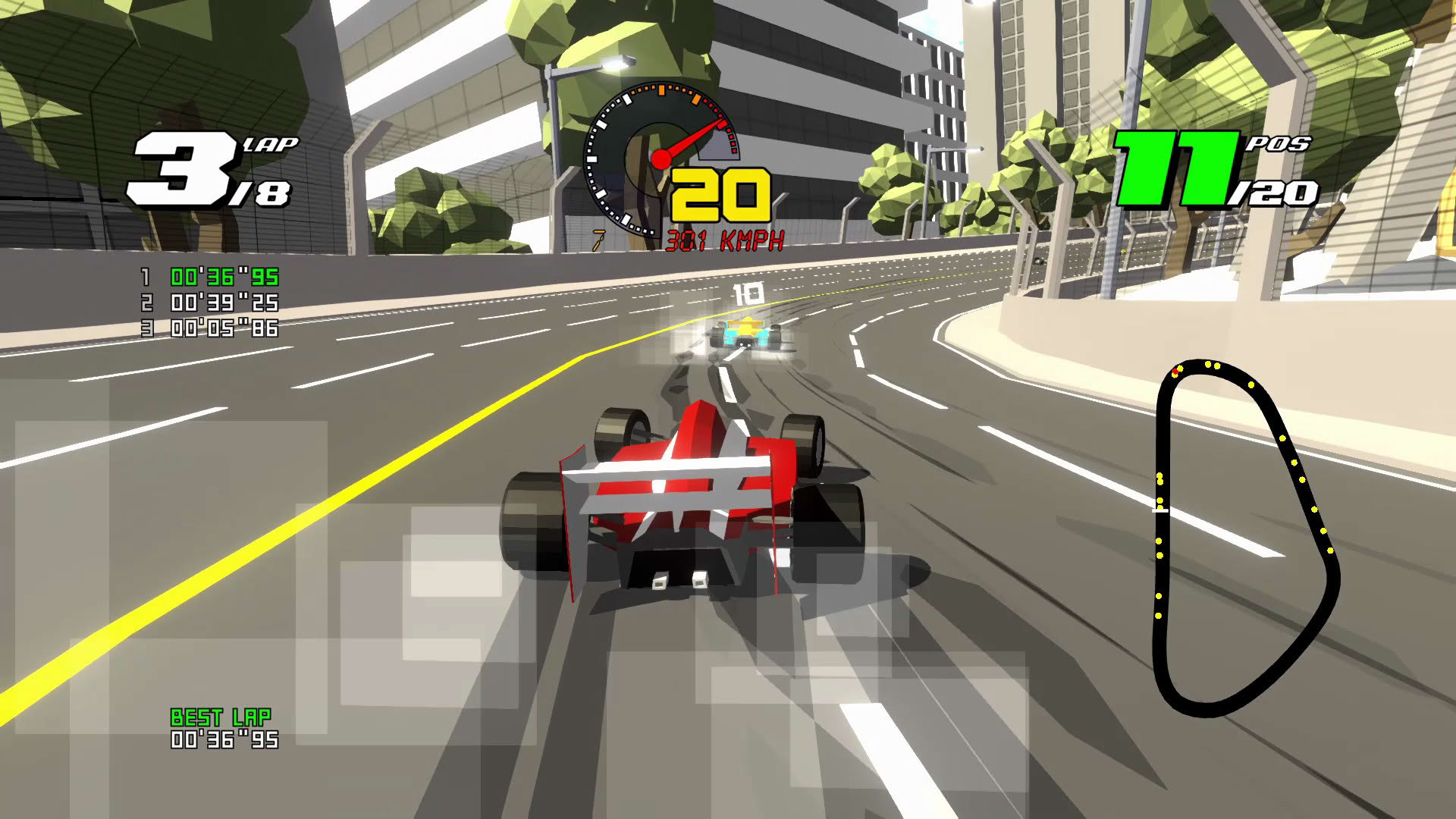 Screenshot for Formula Retro Racing