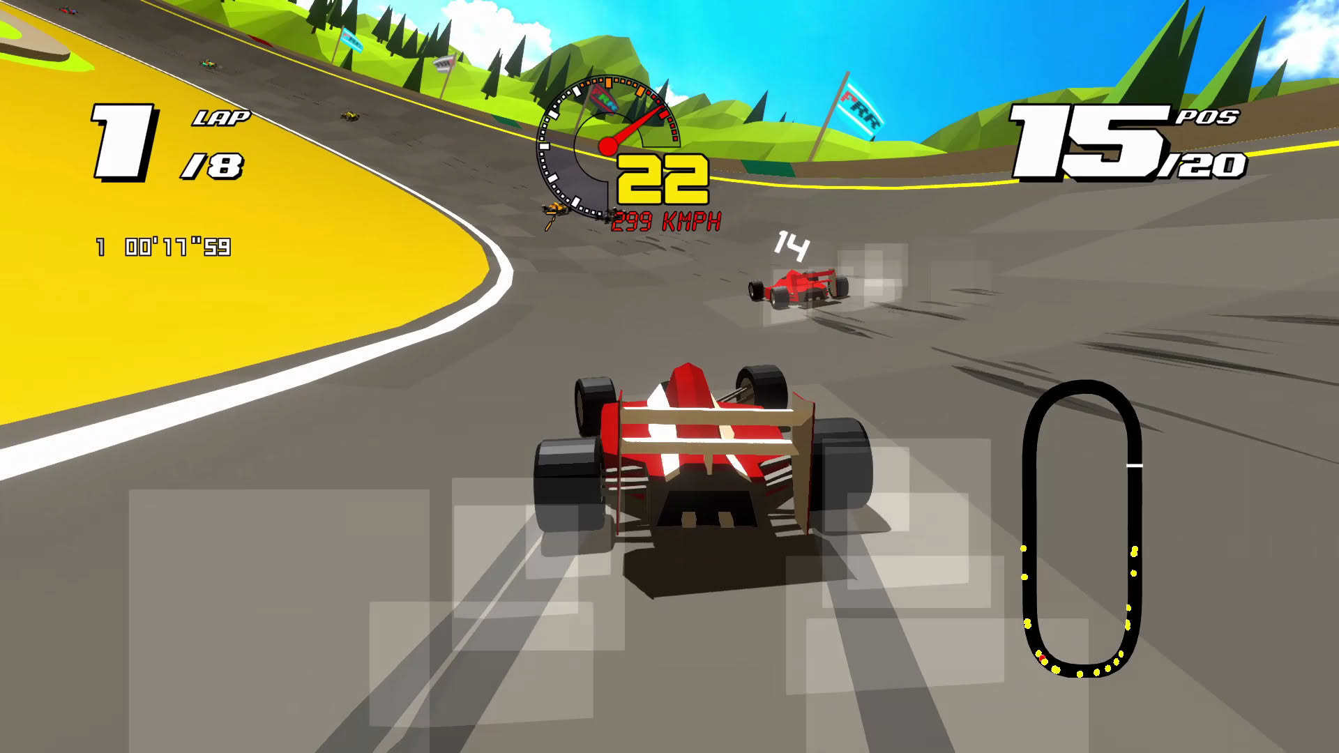 Screenshot for Formula Retro Racing