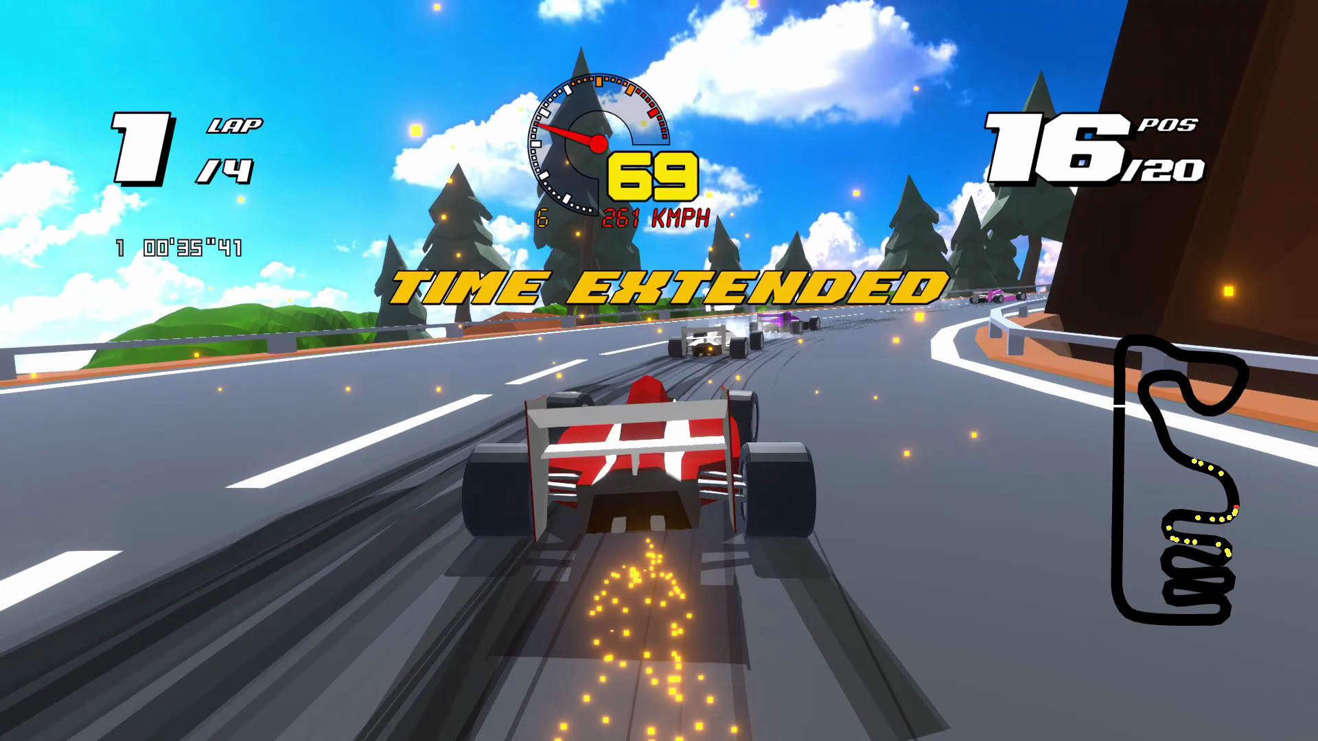 Screenshot for Formula Retro Racing