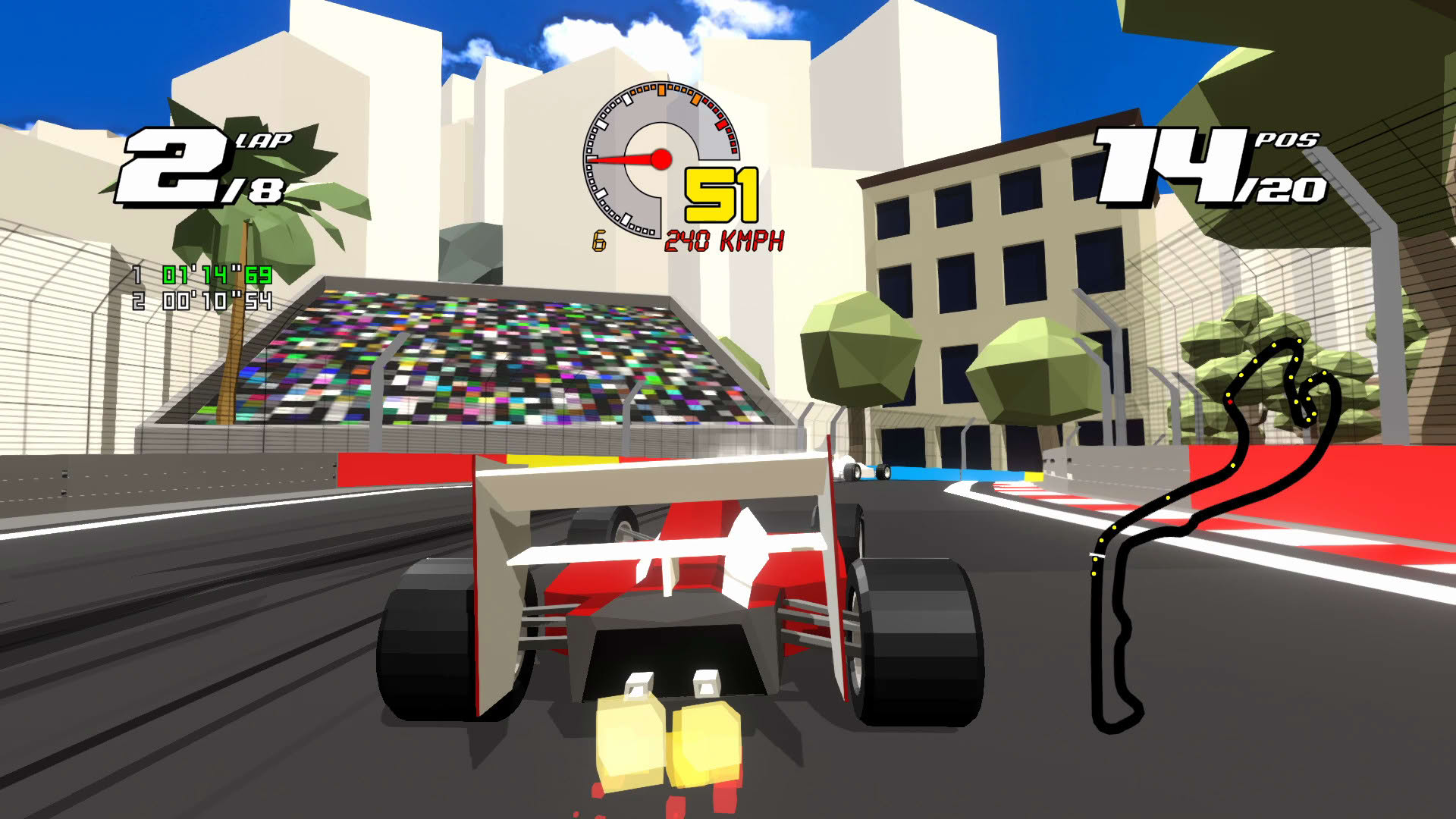 Screenshot for Formula Retro Racing