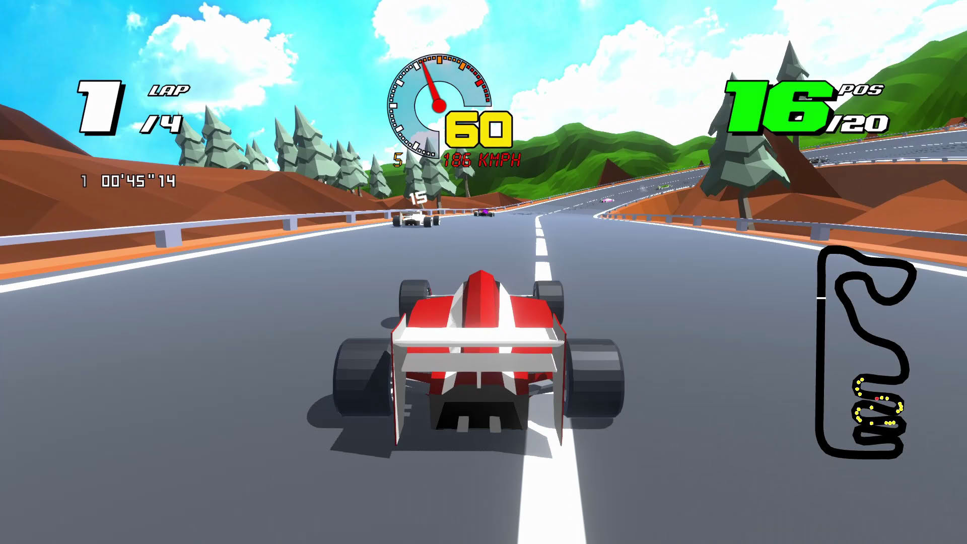 Screenshot for Formula Retro Racing