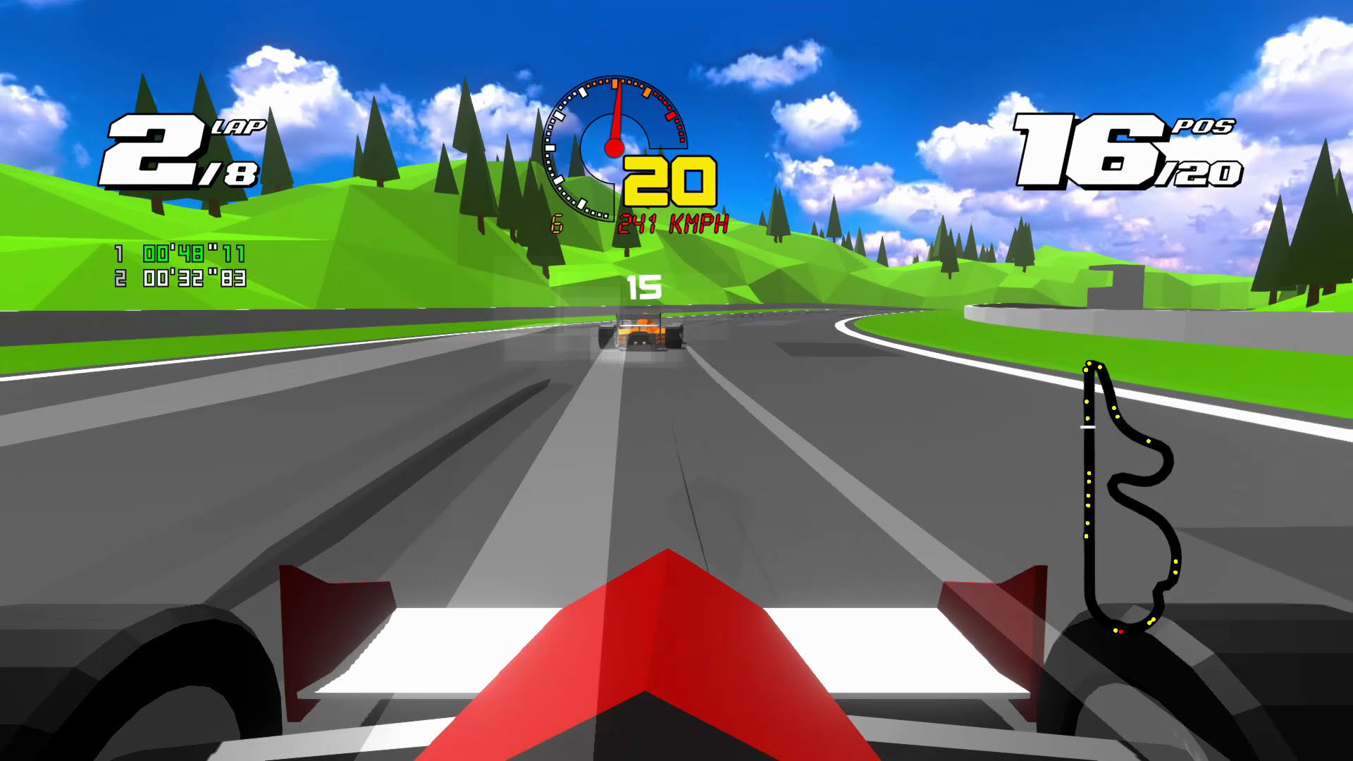 Screenshot for Formula Retro Racing