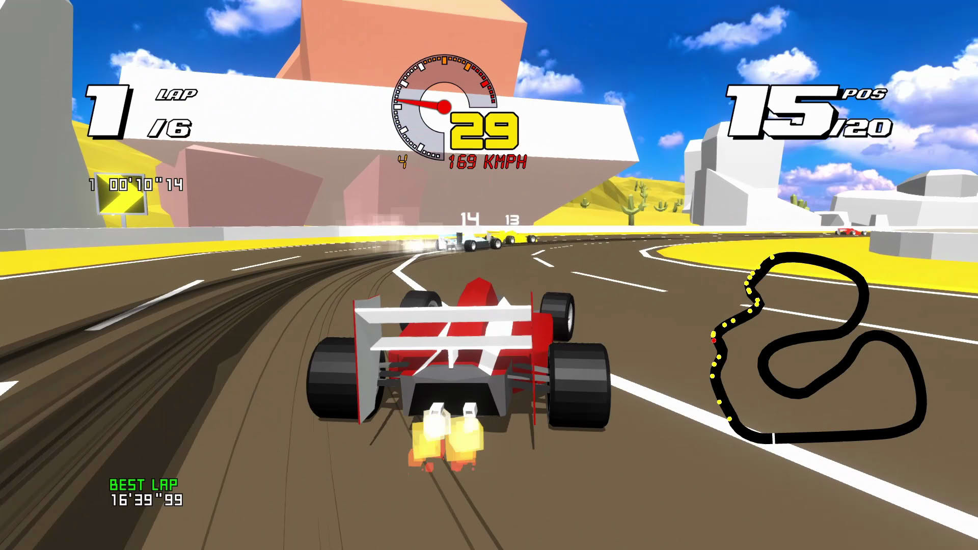 Screenshot for Formula Retro Racing