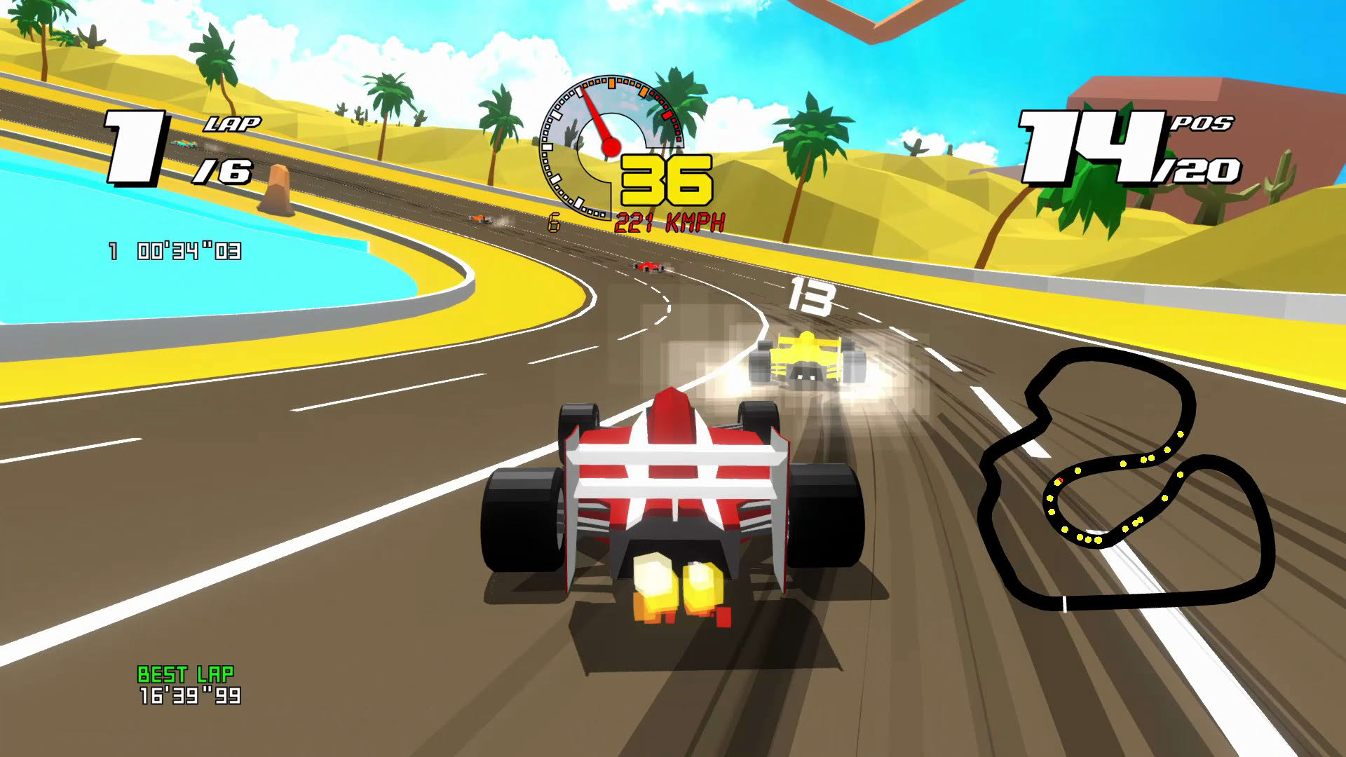 Screenshot for Formula Retro Racing