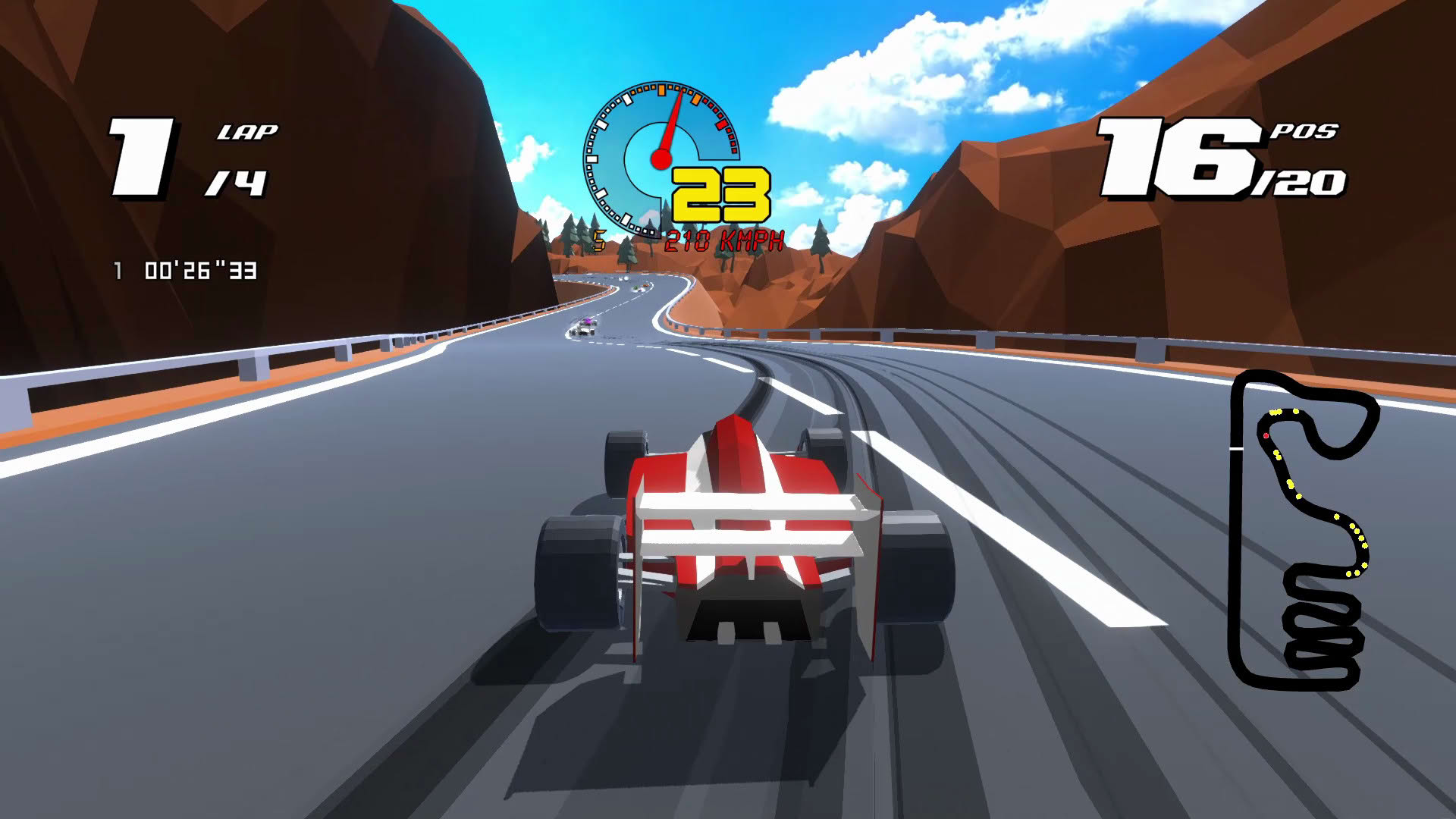 Screenshot for Formula Retro Racing