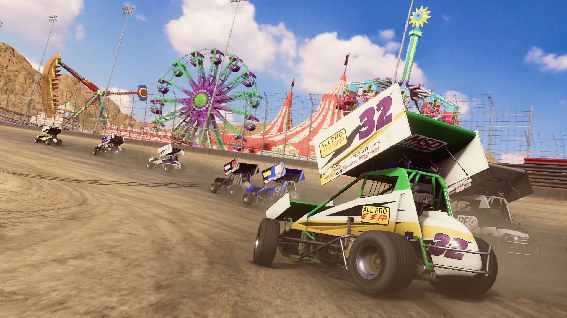 Screenshot for Tony Stewart's Sprint Car Racing