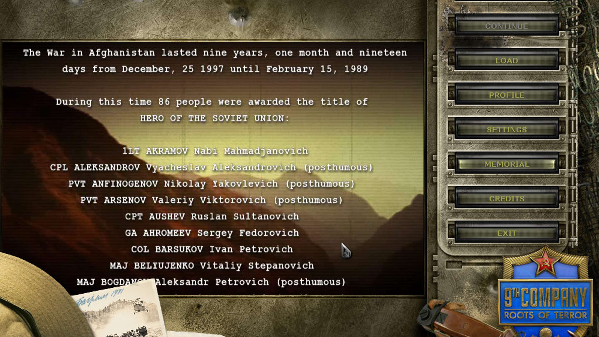 Screenshot for 9th Company: Roots of Terror