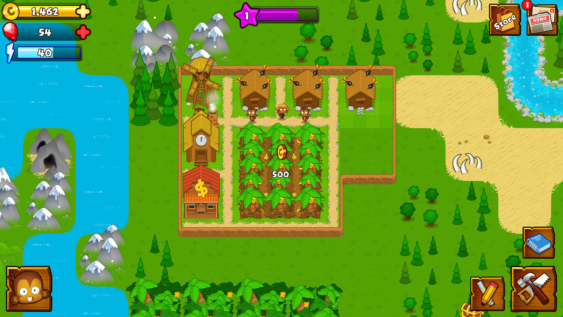 Screenshot for Bloons Monkey City