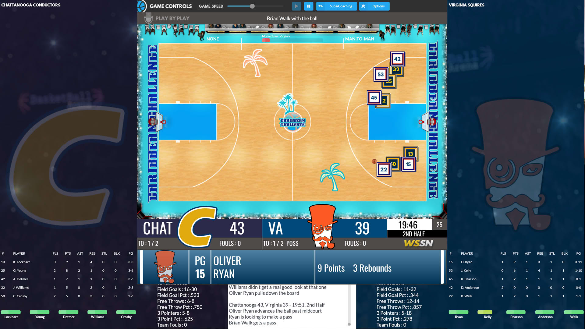 Screenshot for Draft Day Sports: College Basketball 2020