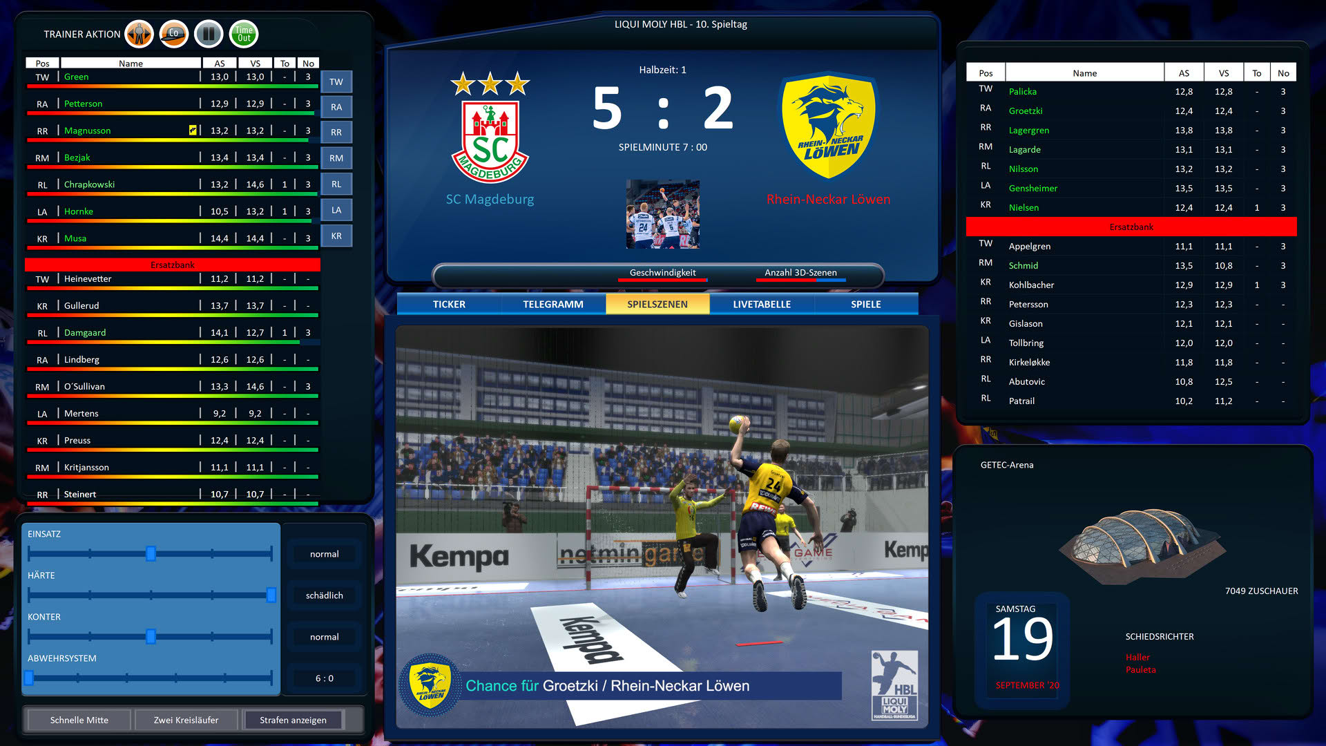 Screenshot for Handball Manager 2021