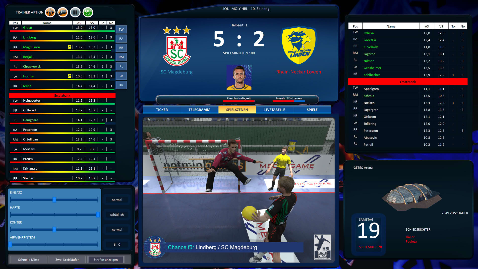Screenshot for Handball Manager 2021
