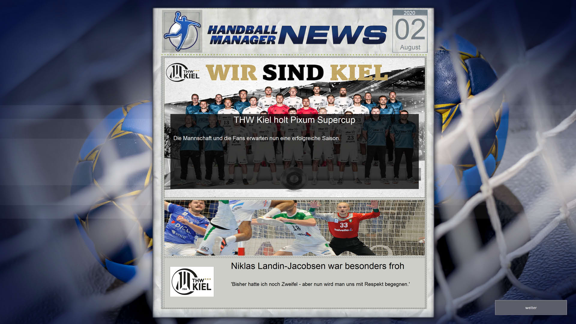 Screenshot for Handball Manager 2021