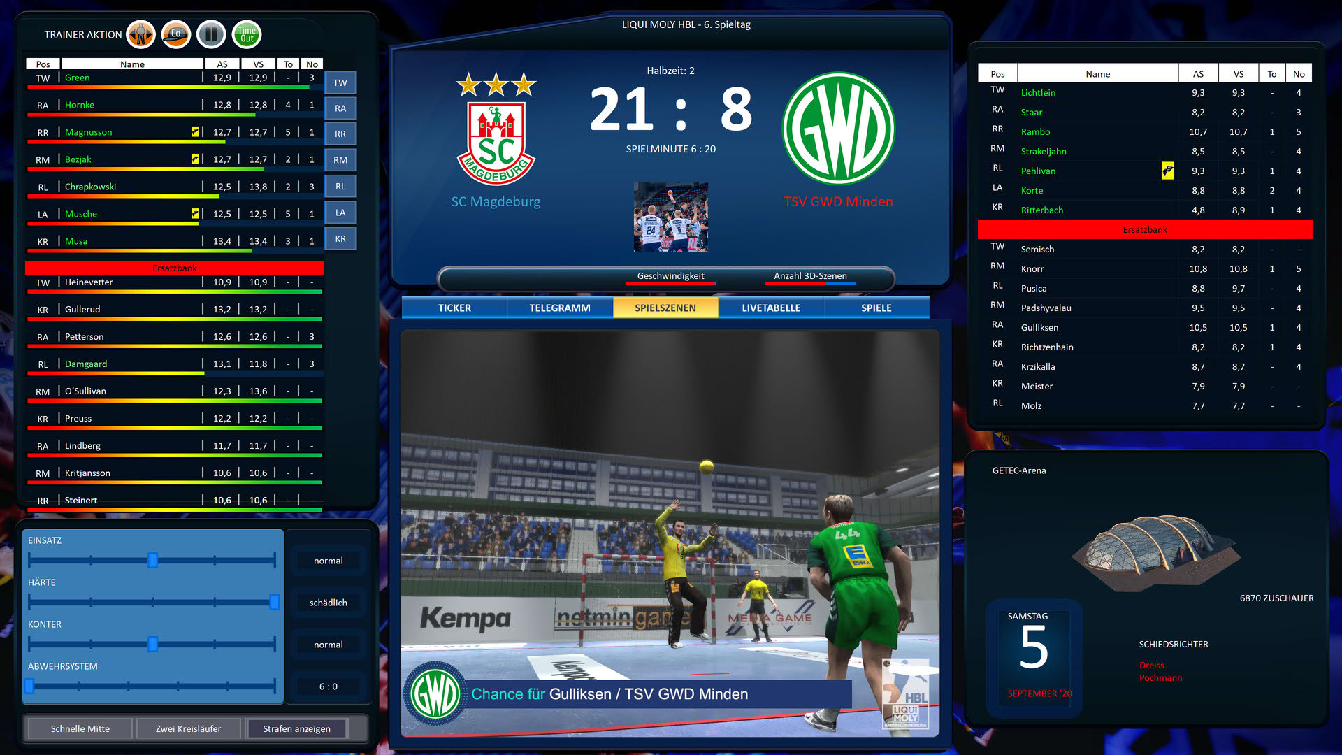 Screenshot for Handball Manager 2021