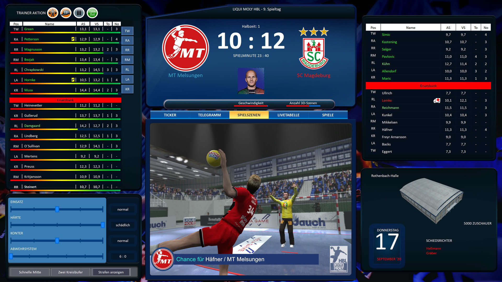 Screenshot for Handball Manager 2021
