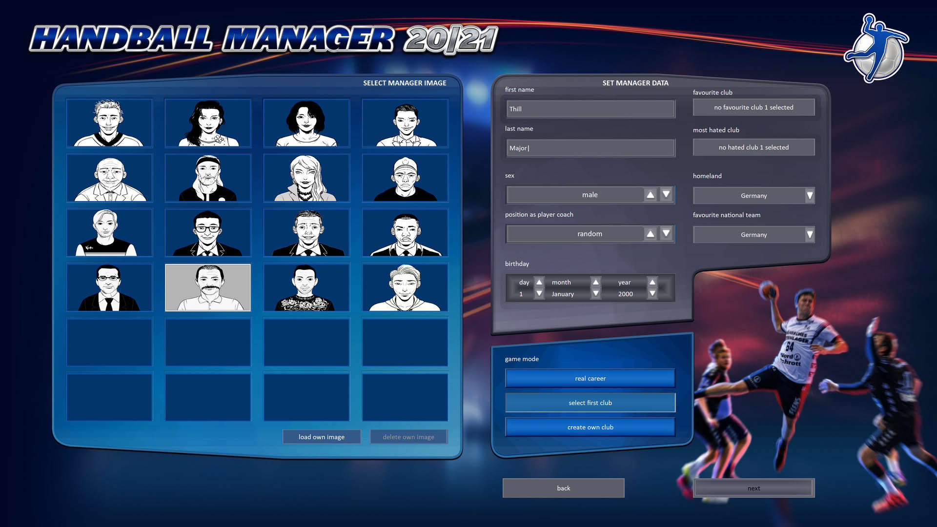 Screenshot for Handball Manager 2021