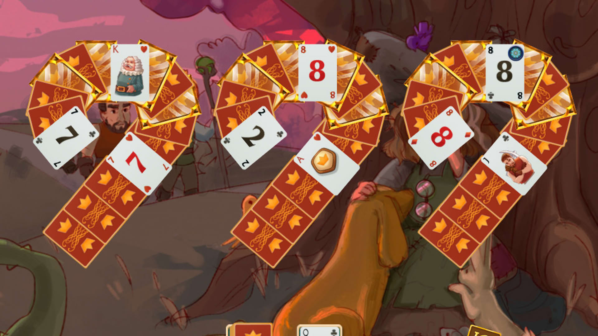Screenshot for Sweet Solitaire: School Witch