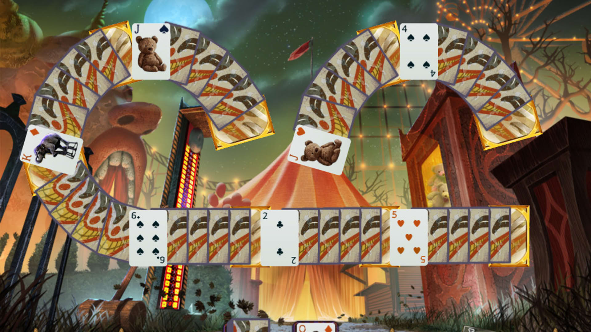 Screenshot for Dark Solitaire: Mystical Circus