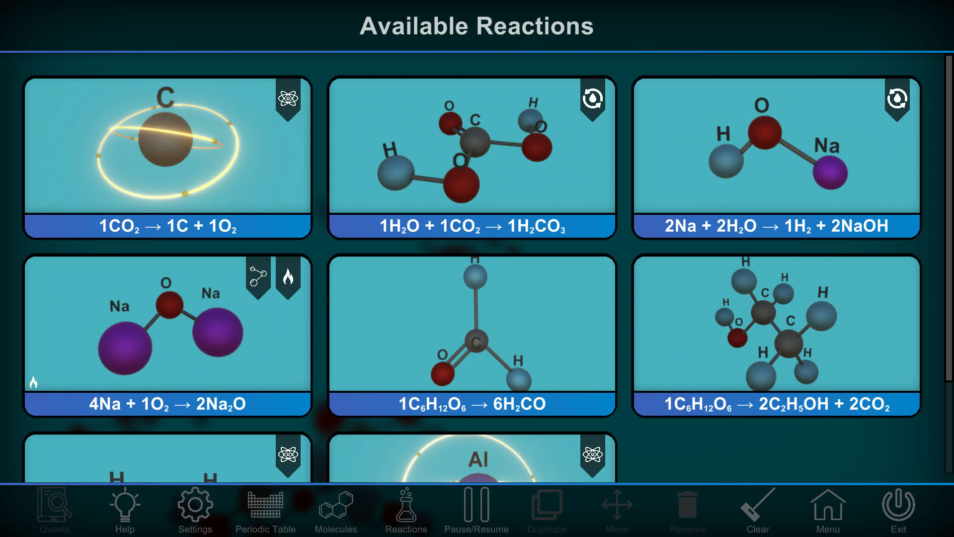 Screenshot for Project Chemistry