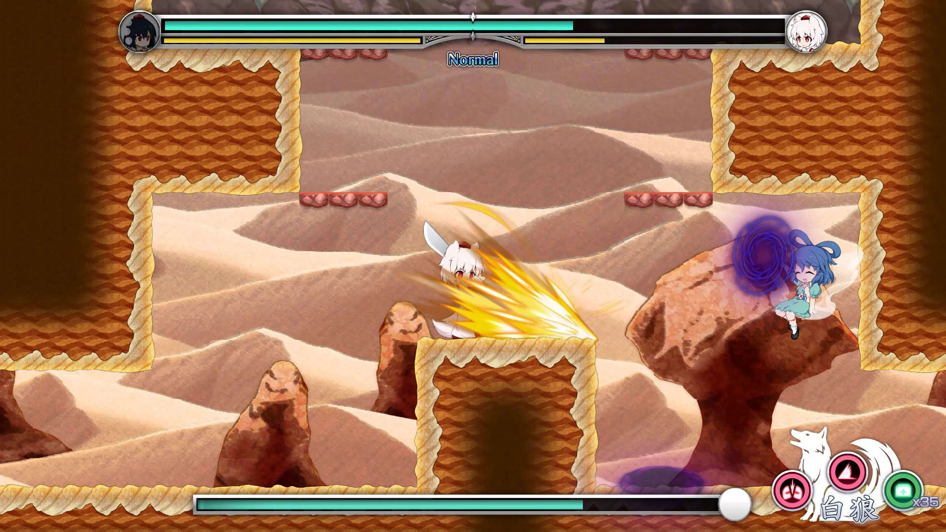 Screenshot for Touhou Double Focus