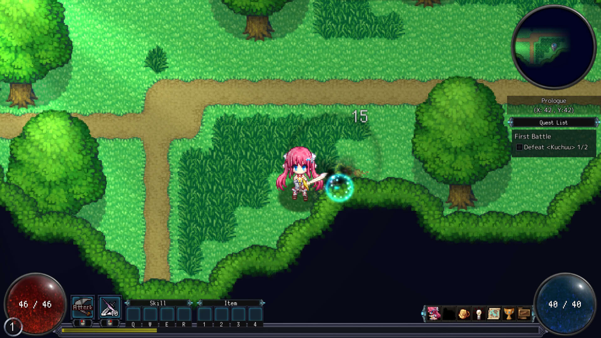 Screenshot for Magical Swordmaiden: Riru's Grand Adventure