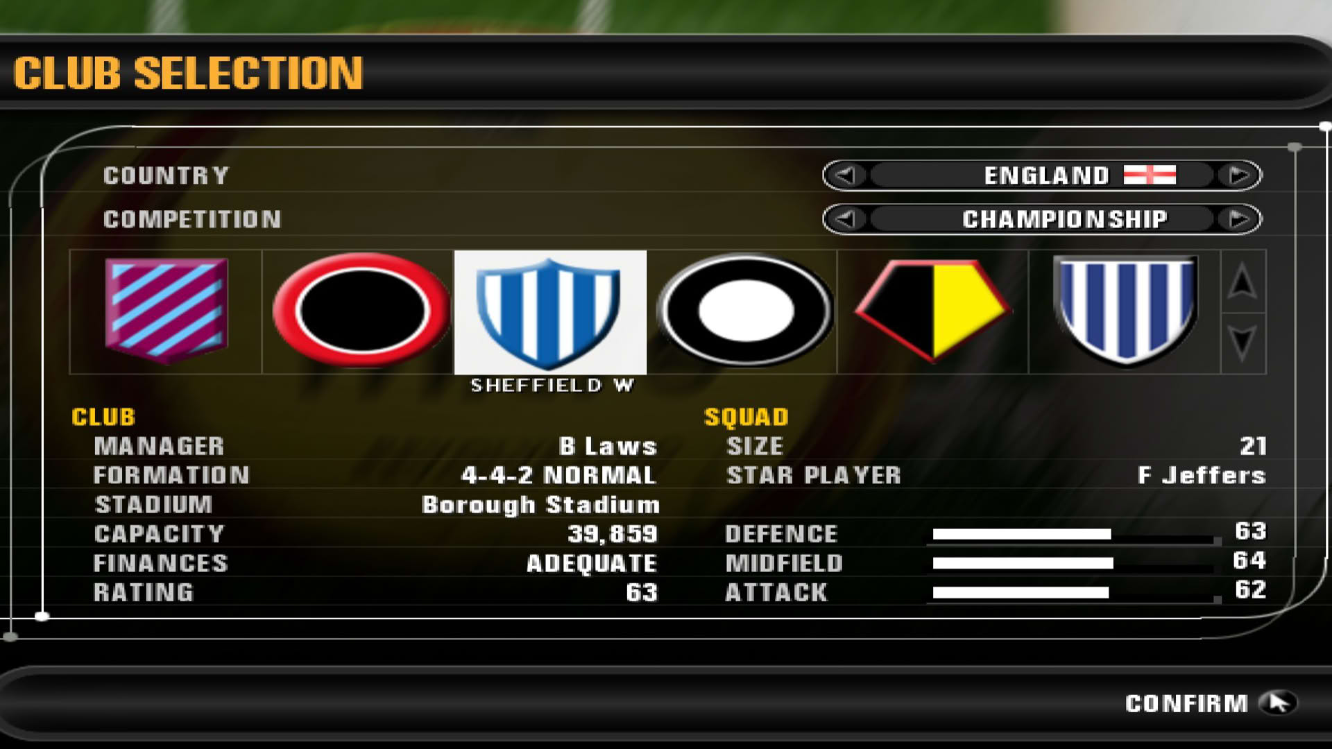 Screenshot for Premier Manager 10