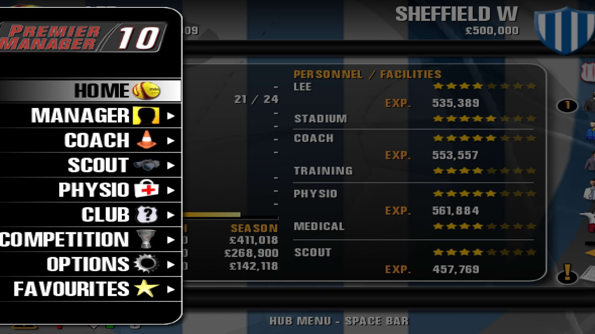 Screenshot for Premier Manager 10
