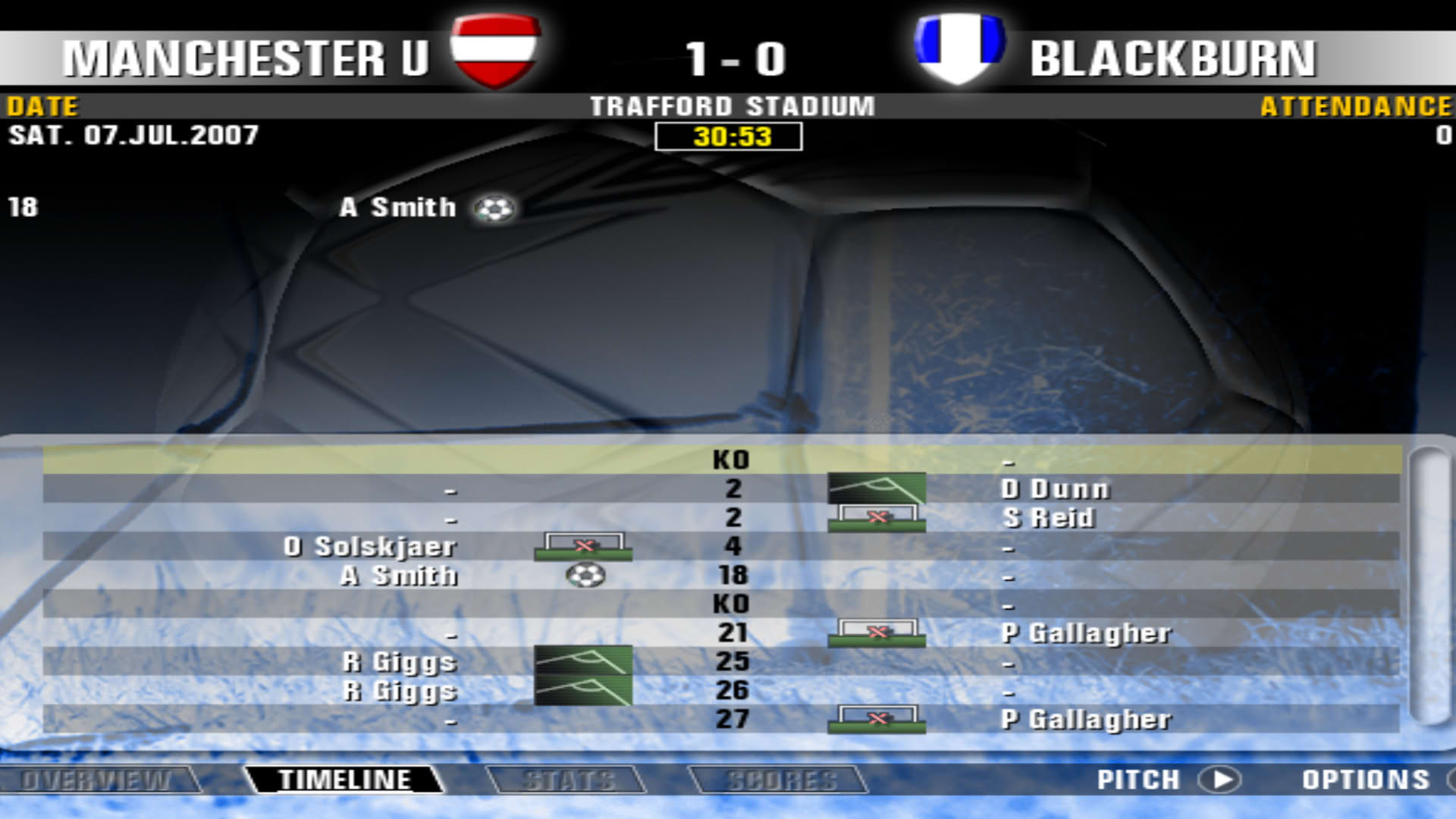Screenshot for Premier Manager 08