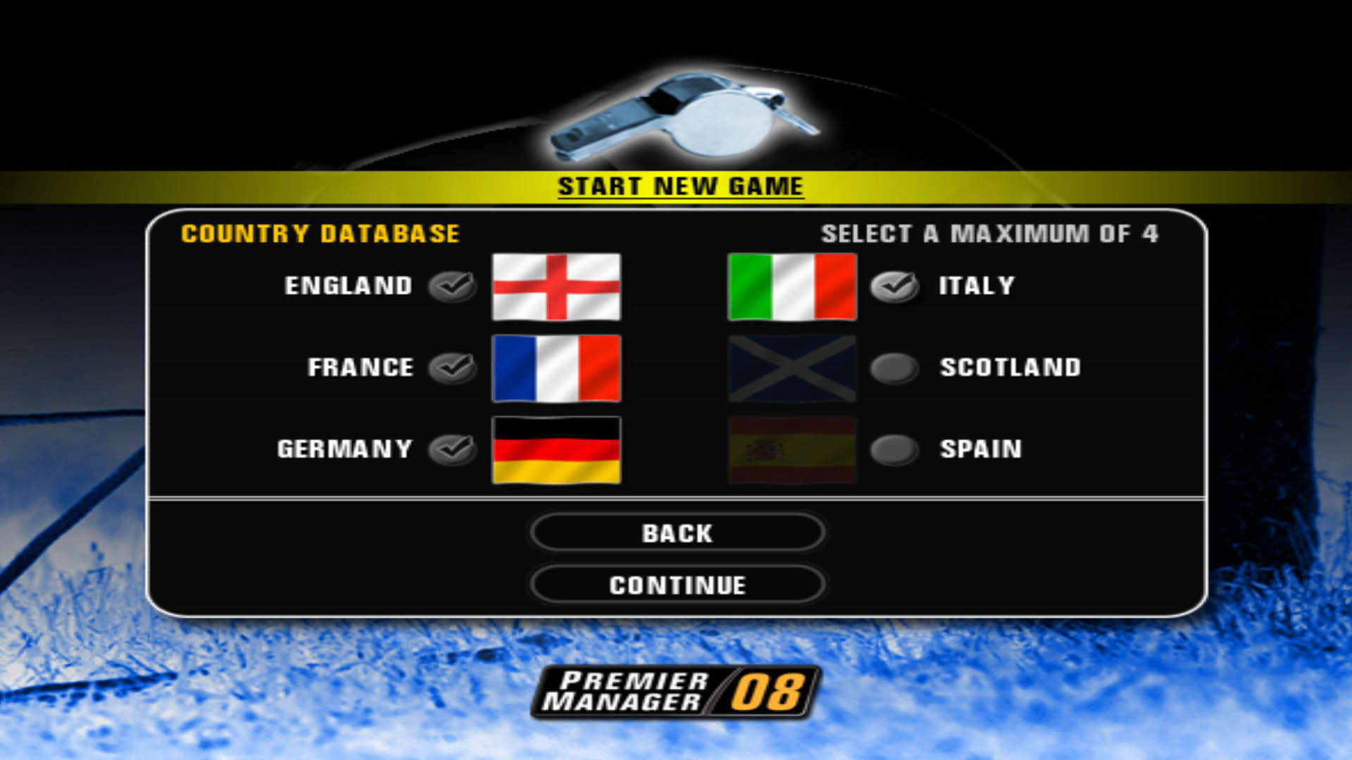 Screenshot for Premier Manager 08