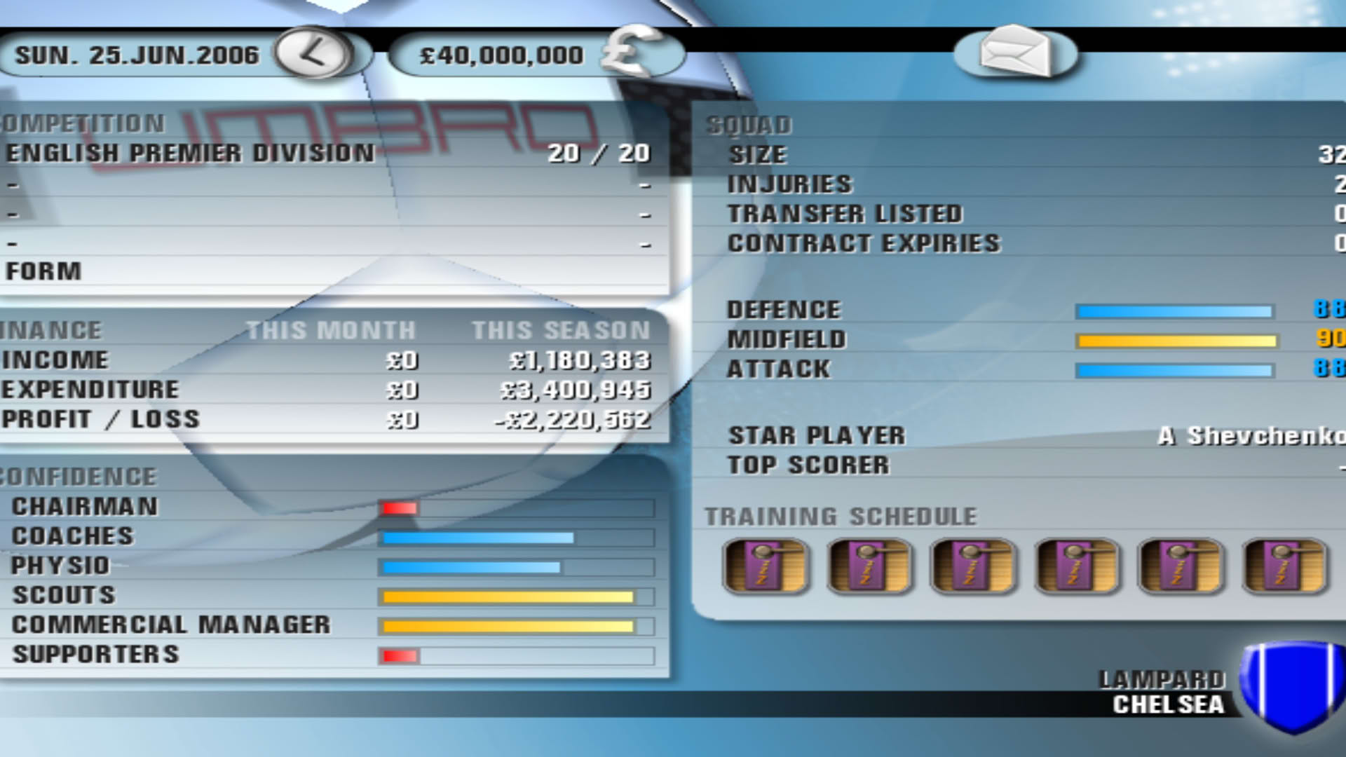 Screenshot for Premier Manager 2006-07