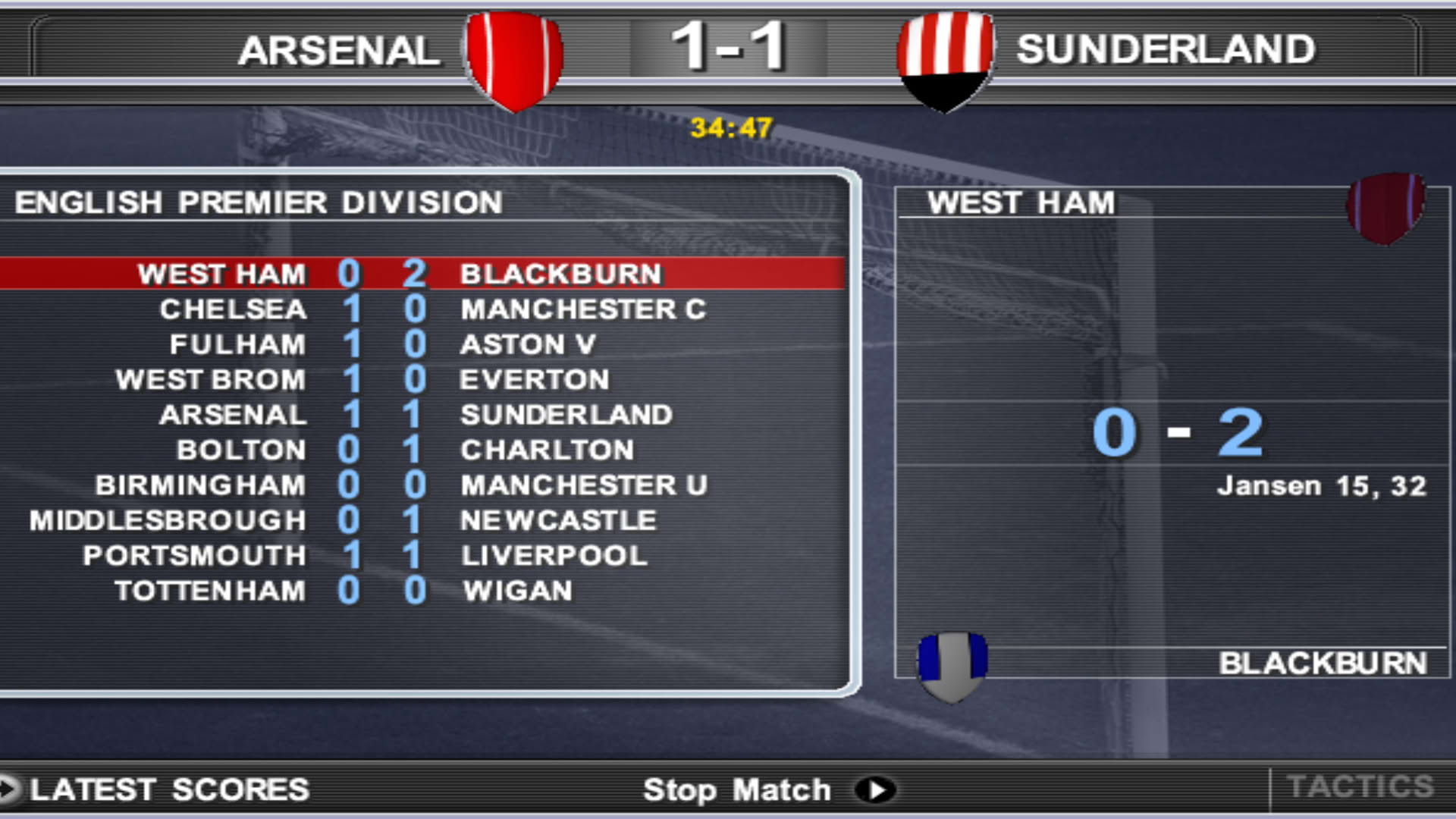 Screenshot for Premier Manager 2005-2006