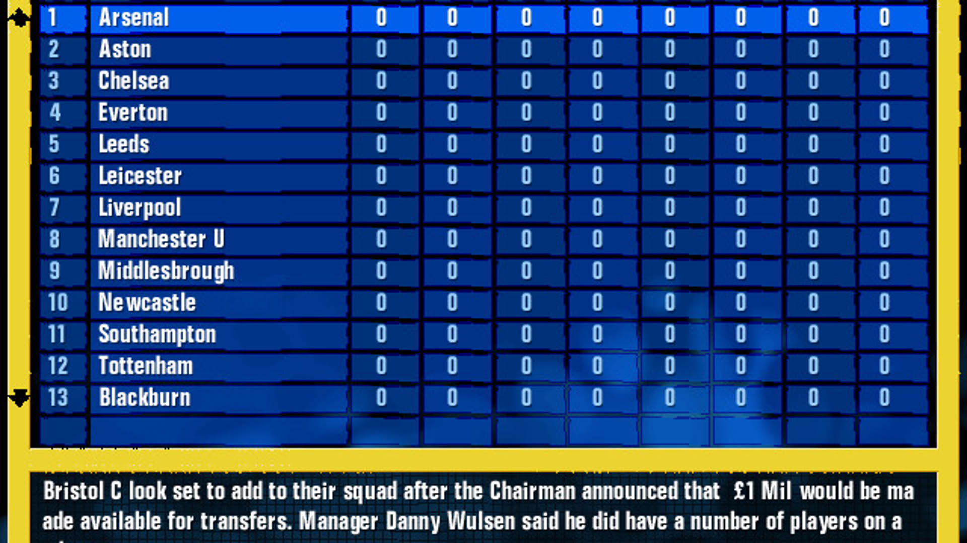 Screenshot for Premier Manager 2003-04