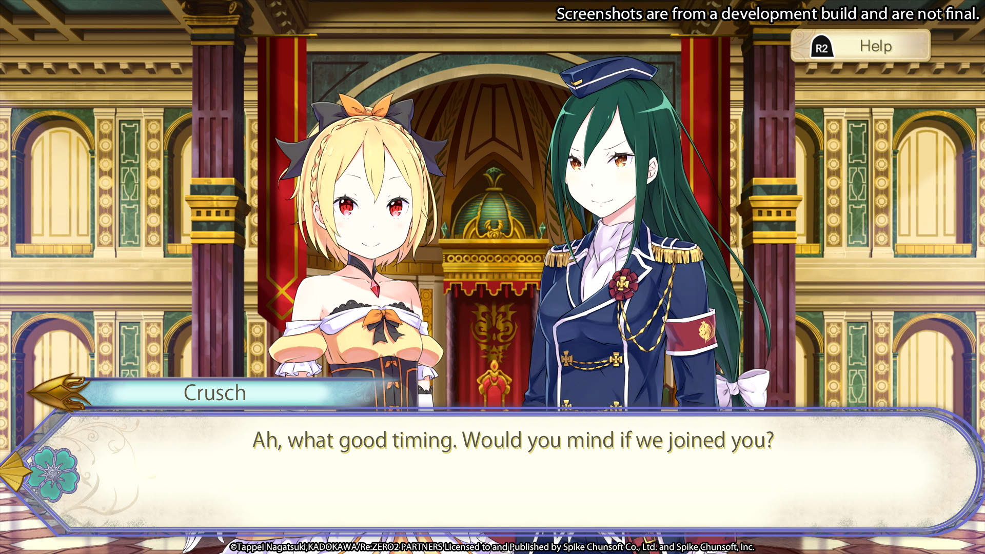 Screenshot for Re:Zero - Starting Life in Another World: The Prophecy of the Throne