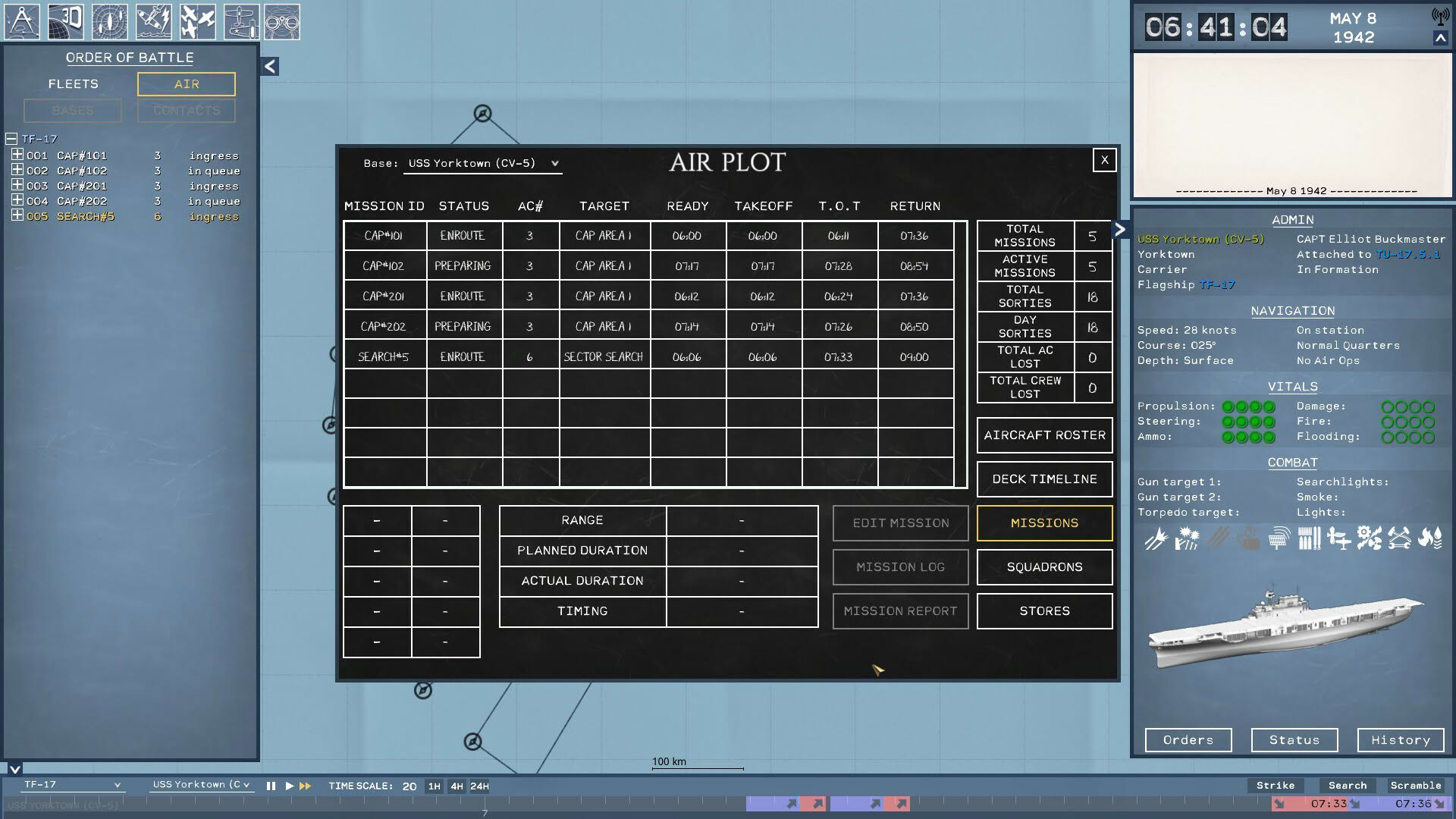 Screenshot for Task Force Admiral: Vol.1 - American Carrier Battles