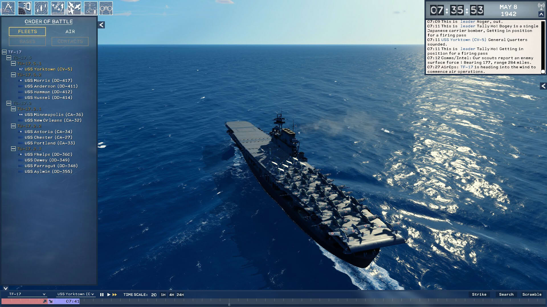 Screenshot for Task Force Admiral: Vol.1 - American Carrier Battles