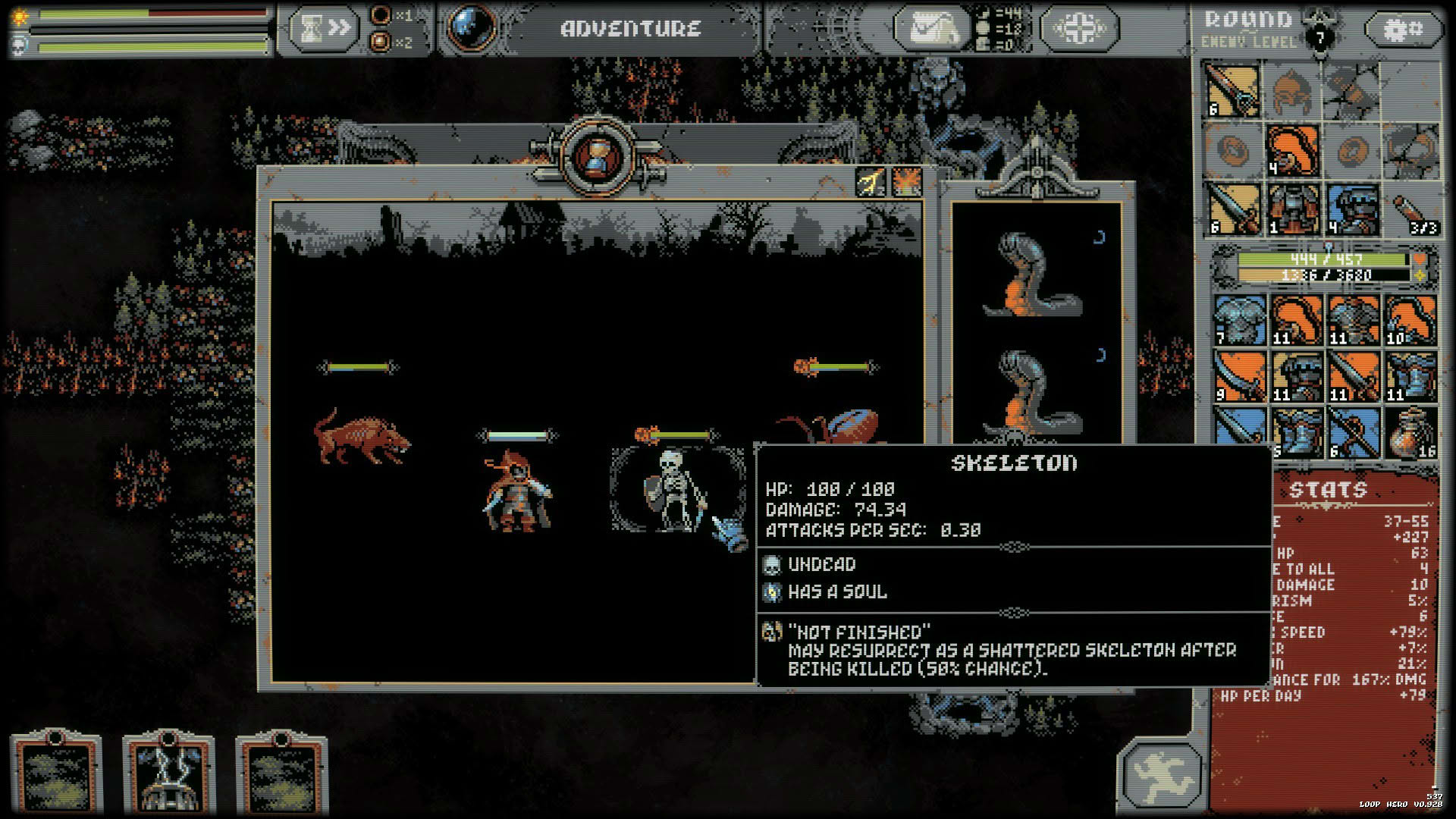 Screenshot for Loop Hero