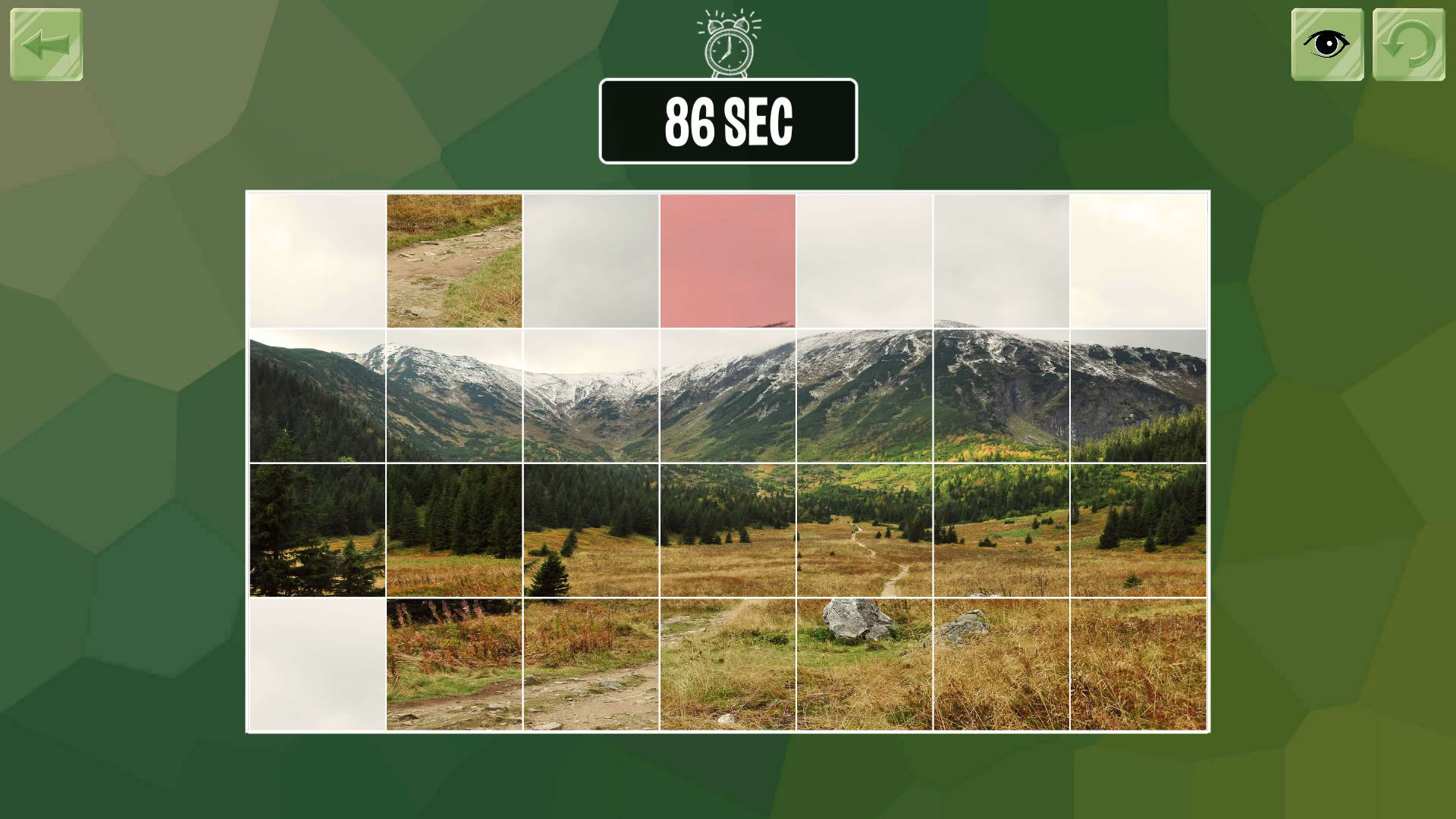 Screenshot for Easy puzzle: Landscape