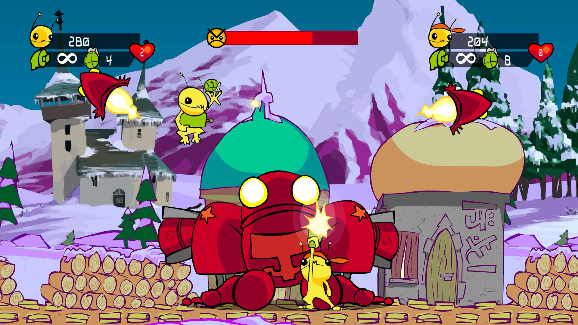 Screenshot for Alien Hominid 360