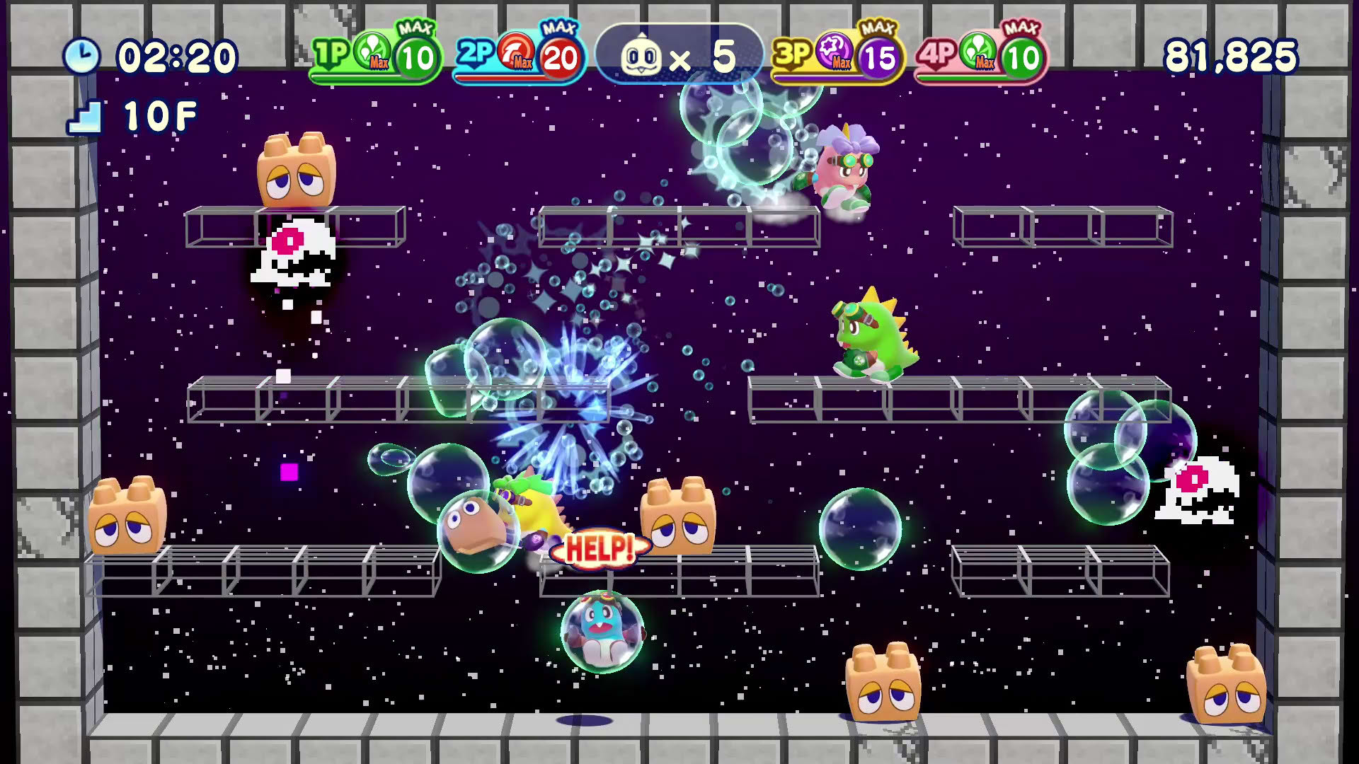 Screenshot for Bubble Bobble 4 Friends