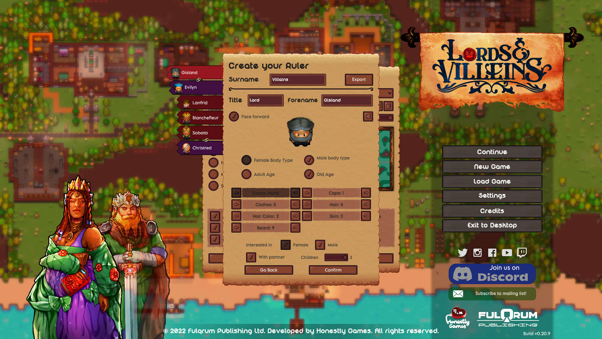 Screenshot for Lords & Villeins