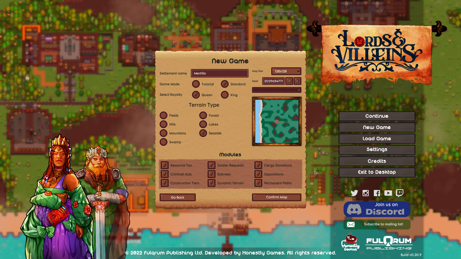Screenshot for Lords & Villeins