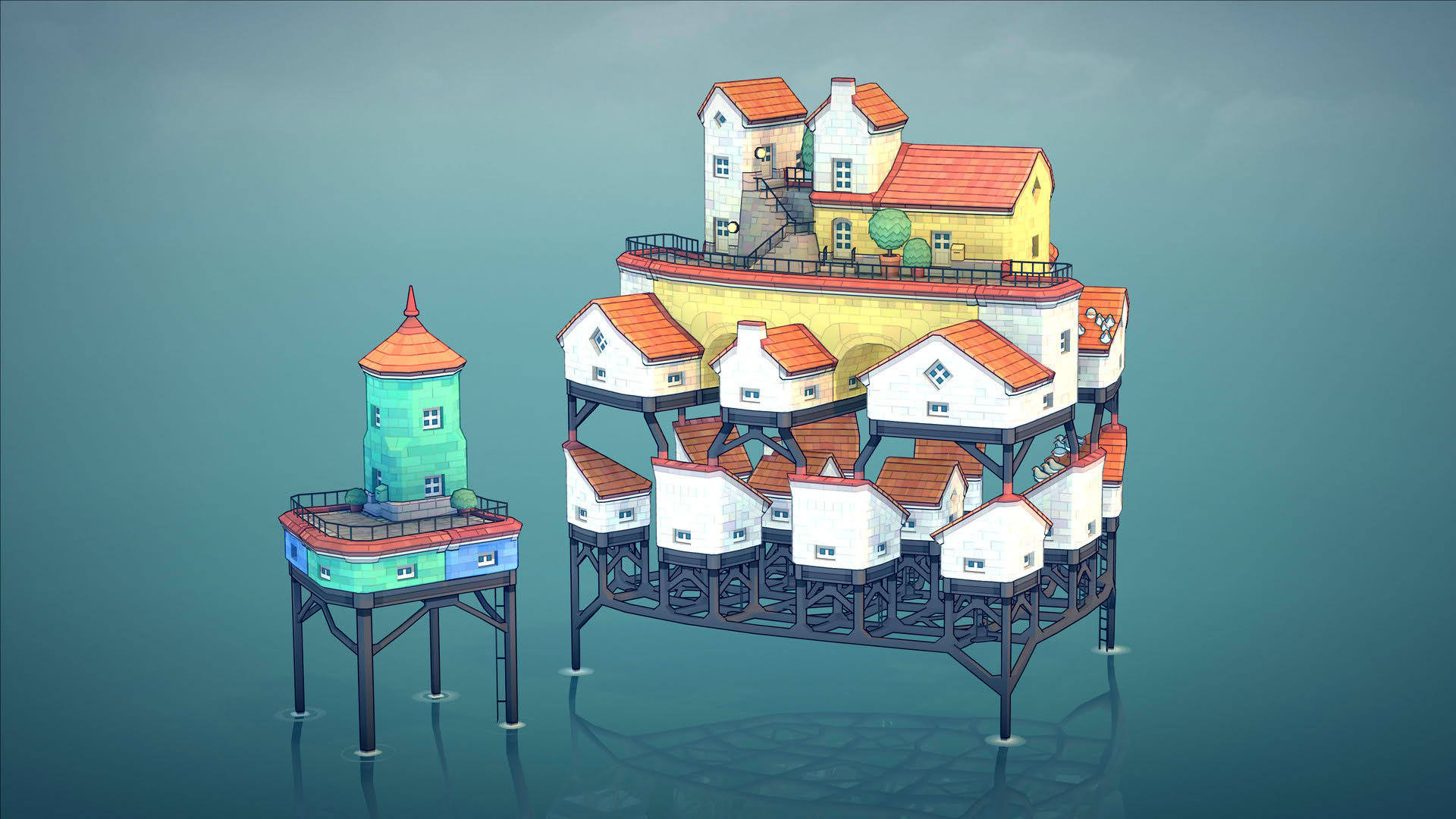 Screenshot for Townscaper