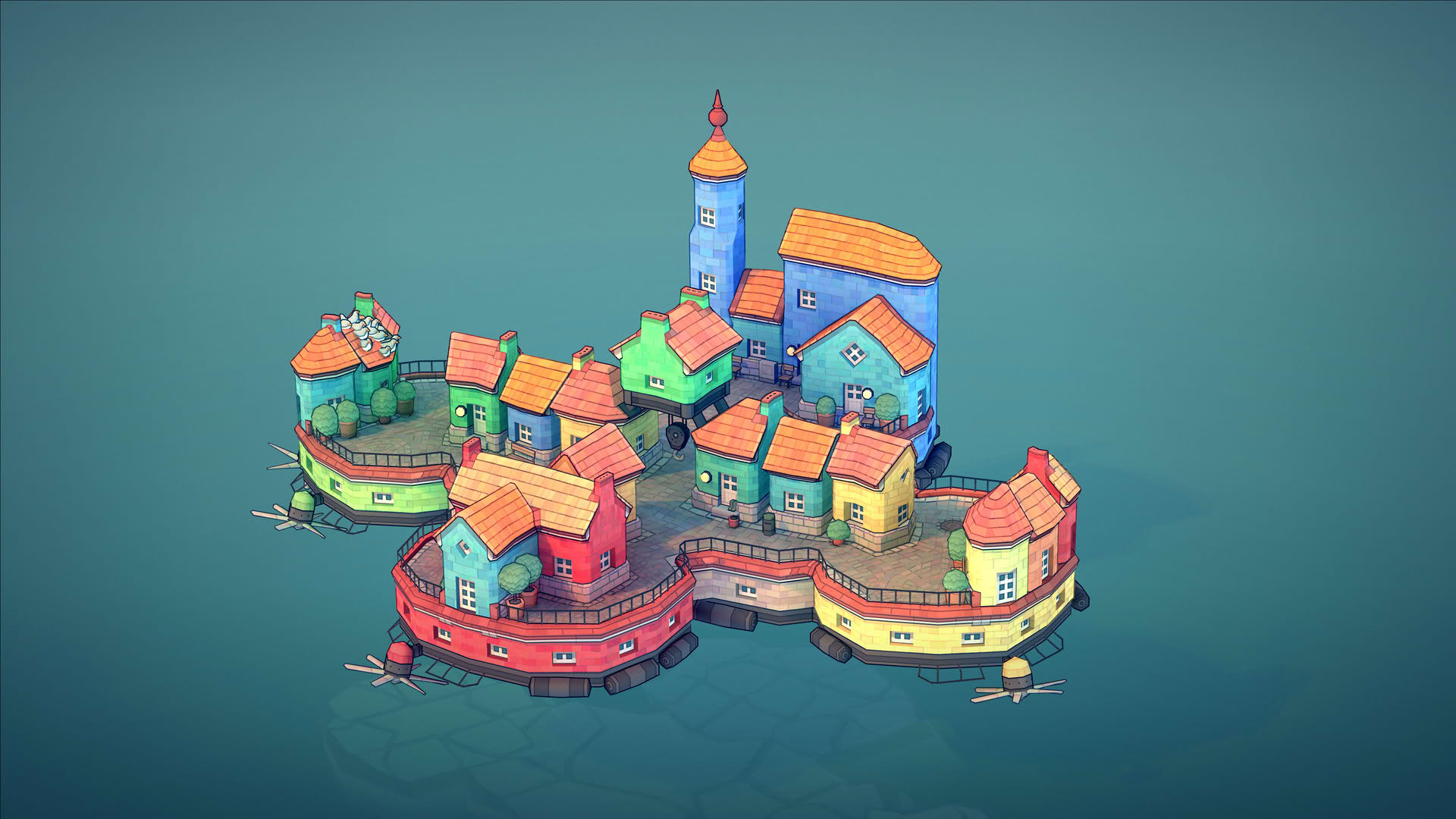 Screenshot for Townscaper