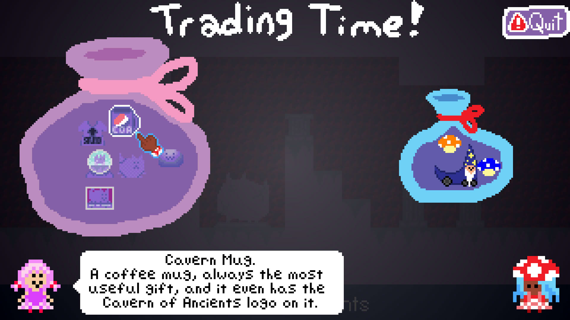 Screenshot for Clockwork Calamity in Mushroom World: What would you do if the time stopped ticking?