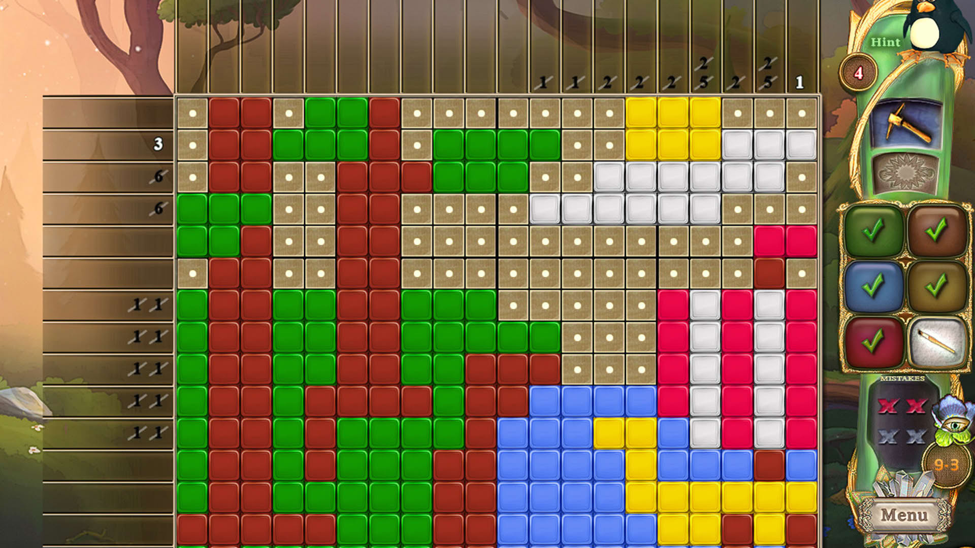 Screenshot for Fantasy Mosaics 33: Inventor's Workshop