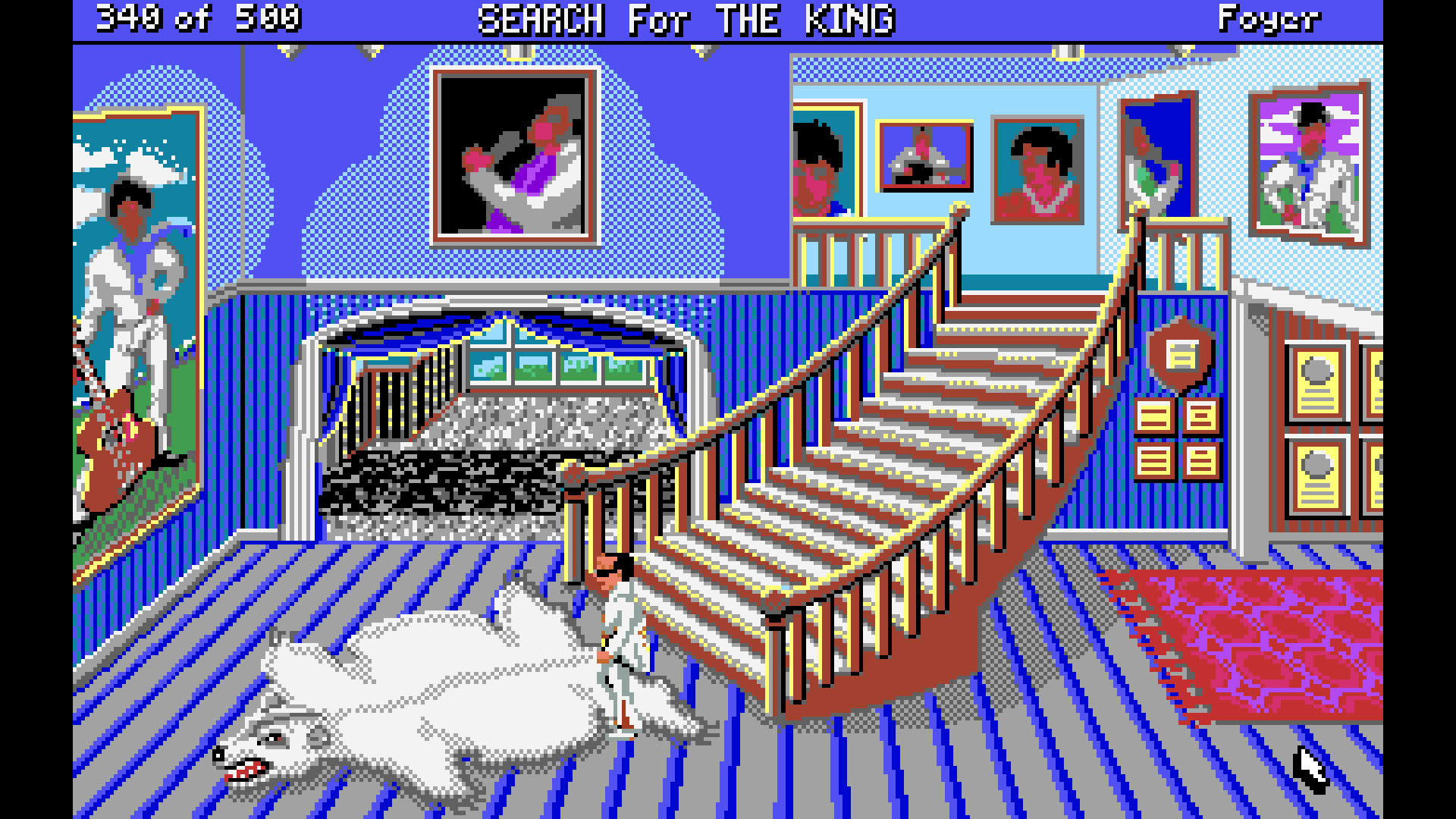 Screenshot for Les Manley in: Search for the King